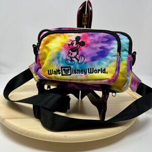 Walt Disney World tie-dye crossbody or fanny pack Mickey Mouse